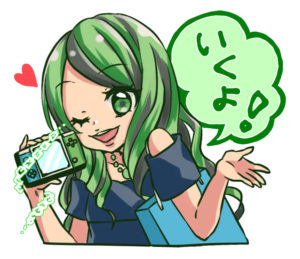 仮想通貨ゲームクレジット擬人化