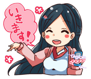 仮想通貨モバイルゴー擬人化