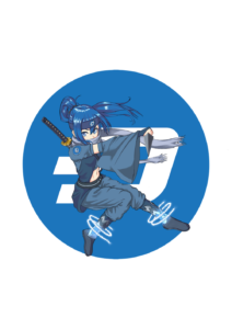 仮想通貨（暗号通貨）ダッシュ（dash）の擬人化キャラクター