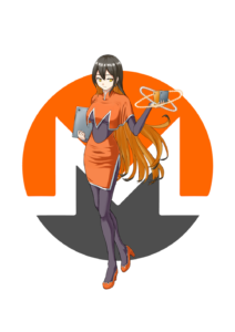 仮想通貨（暗号通貨）モネロ（monero）の擬人化キャラクター